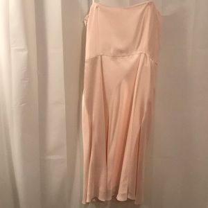 Satin Pale Pink Dress